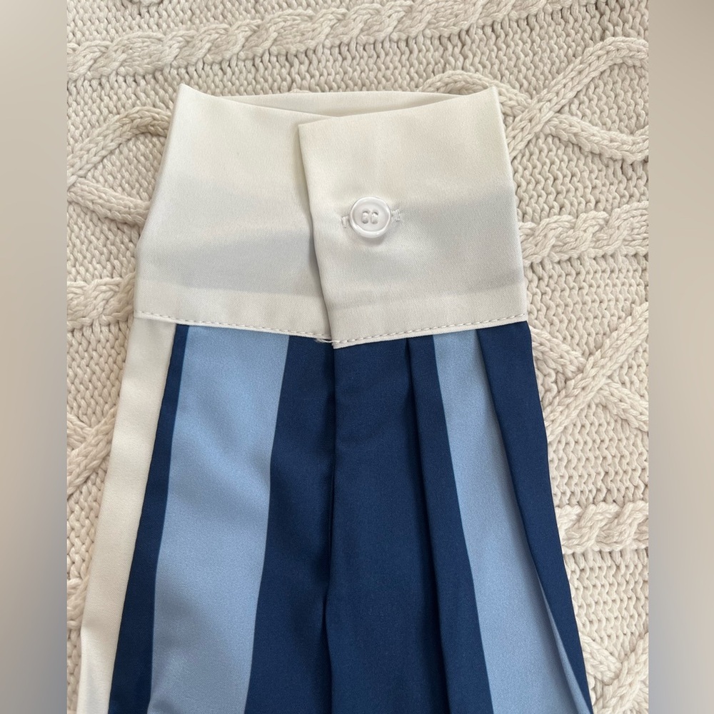 New! Stitchdrop Striped Blue and White Shirt Dress Women’s Size Small - Picture 14 of 16